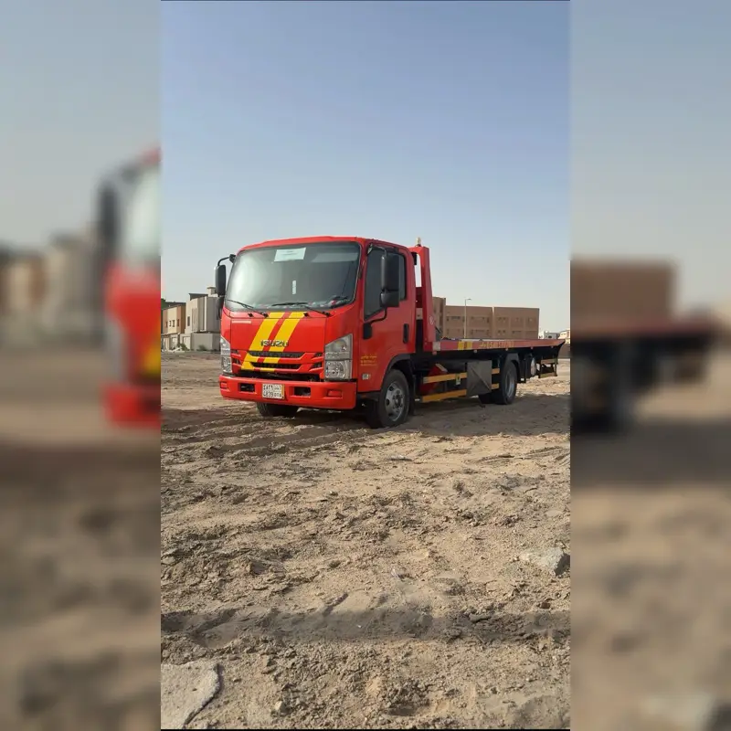 رقم سطحة الأحساء أثناء العمل